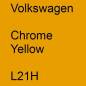 Preview: Volkswagen, Chrome Yellow, L21H.